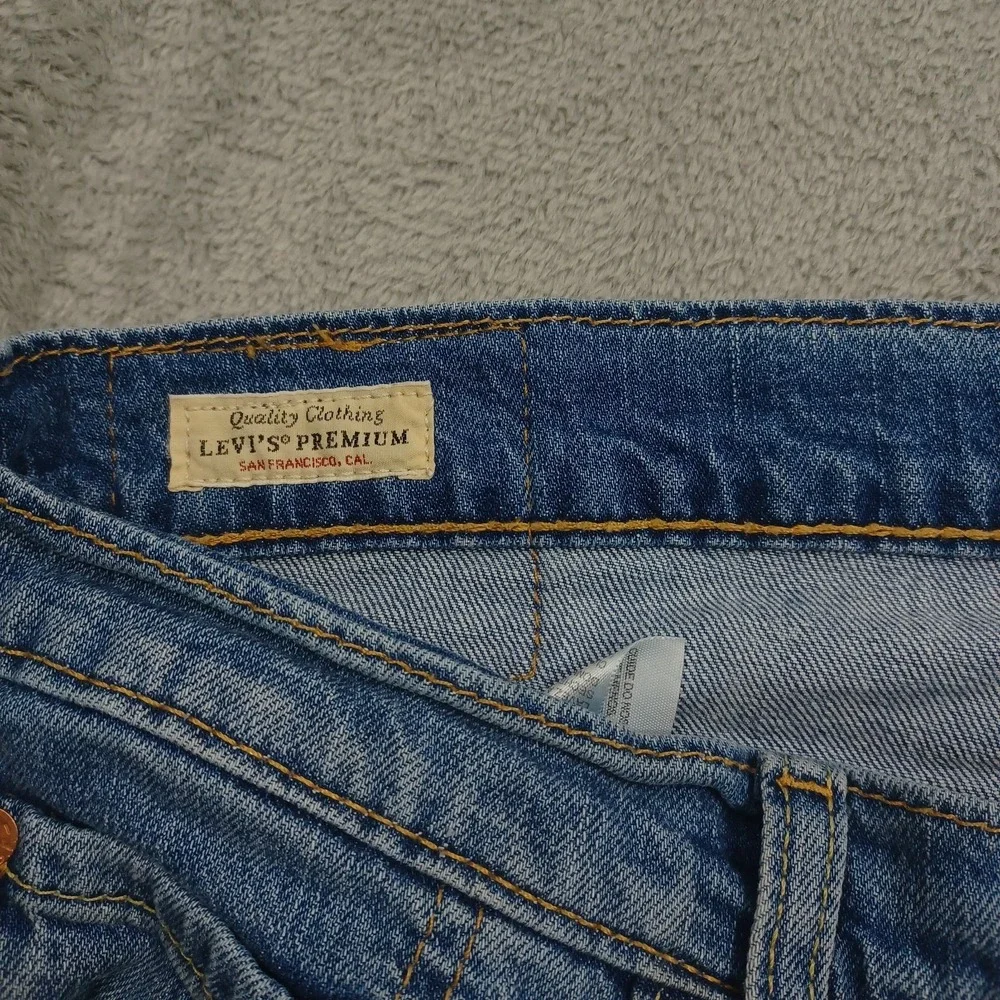 Levis 505 Jeans Mens 33x32 Blue Denim‎ Premium Pockets Cotton Casual